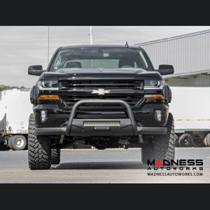 Chevrolet Avalanche Black Bull Bar w/ LED Light Bar (2007 - 2012) 